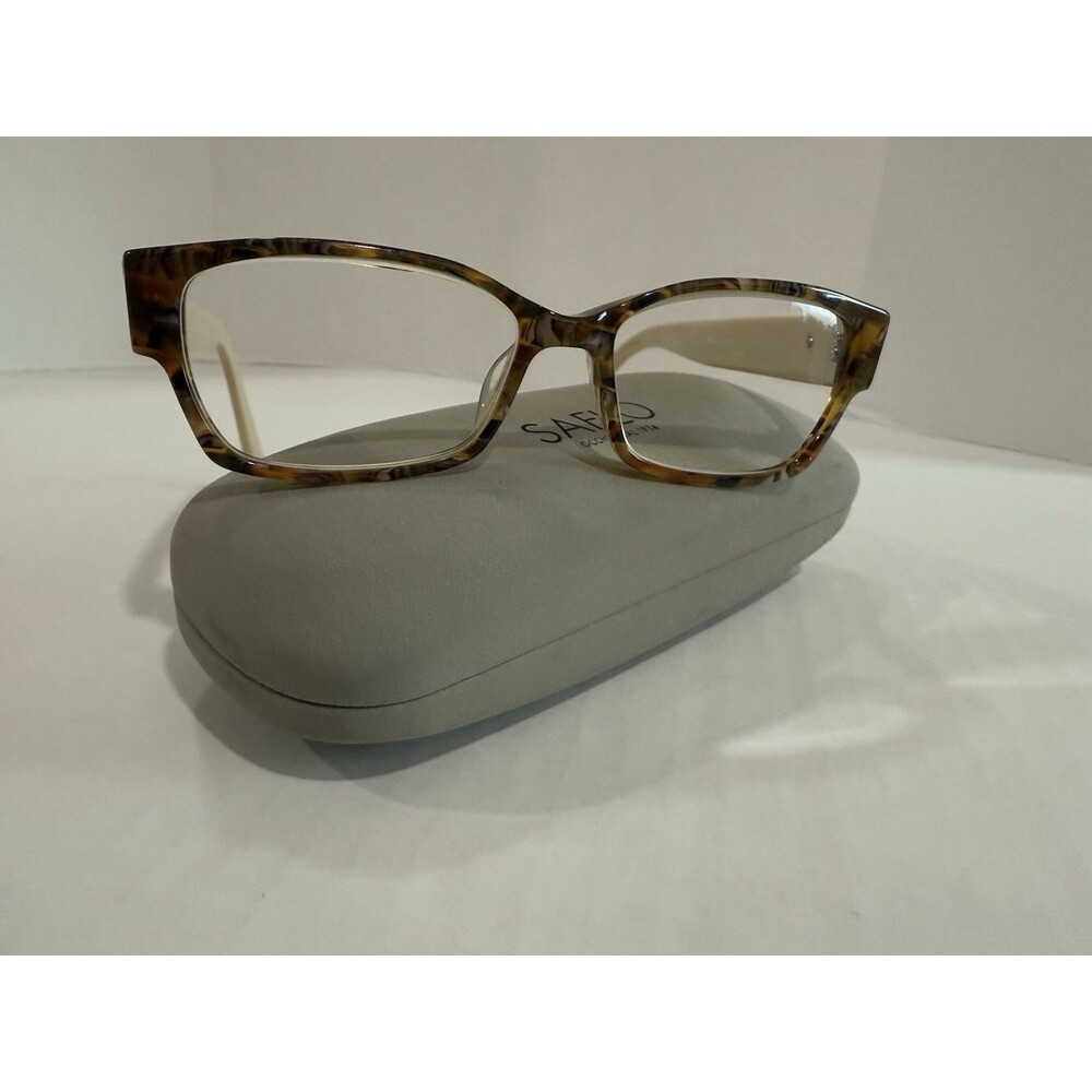 Seraphin Eyeglasses Hiawatha/8657 Brown Marble/Ivory Japan 53-15 145+Case Safilo